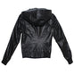 Blink Hooded Leather Jacket - 3XS