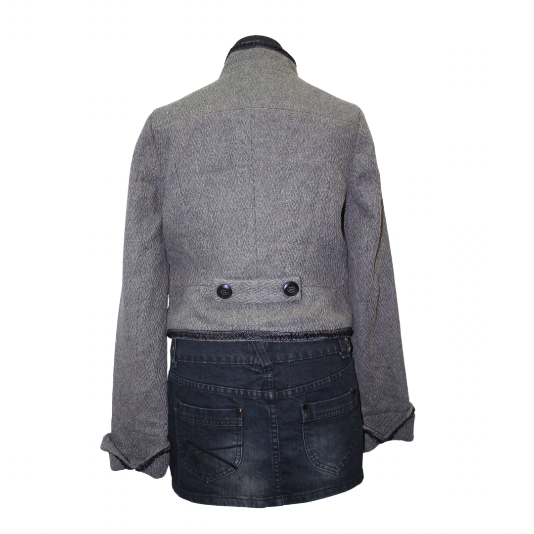 Vintage Wool Cropped Jacket - 4