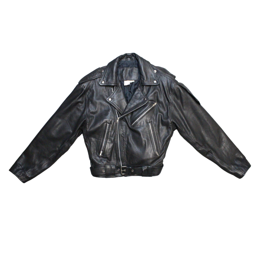 Vintage Moto Leather Jacket - Men’s  M