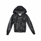 Blink Hooded Leather Jacket - 3XS