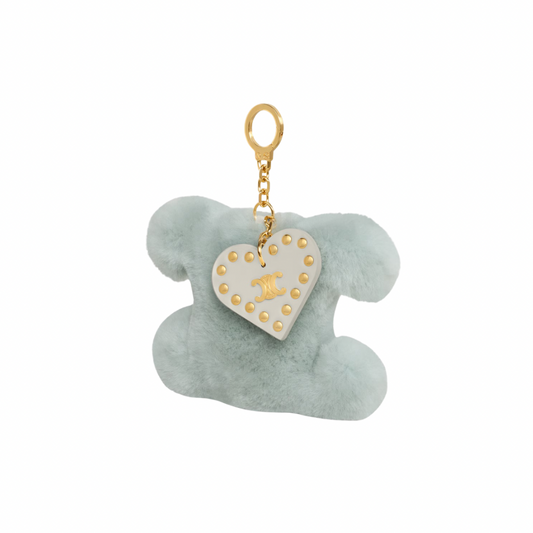 Celine ‘Triomphe Pom-Pom’ Keyring