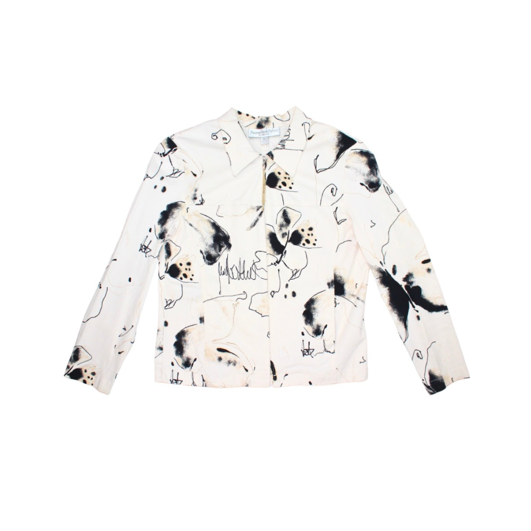 Vintage Butterfly Graphic Jacket - 14/L