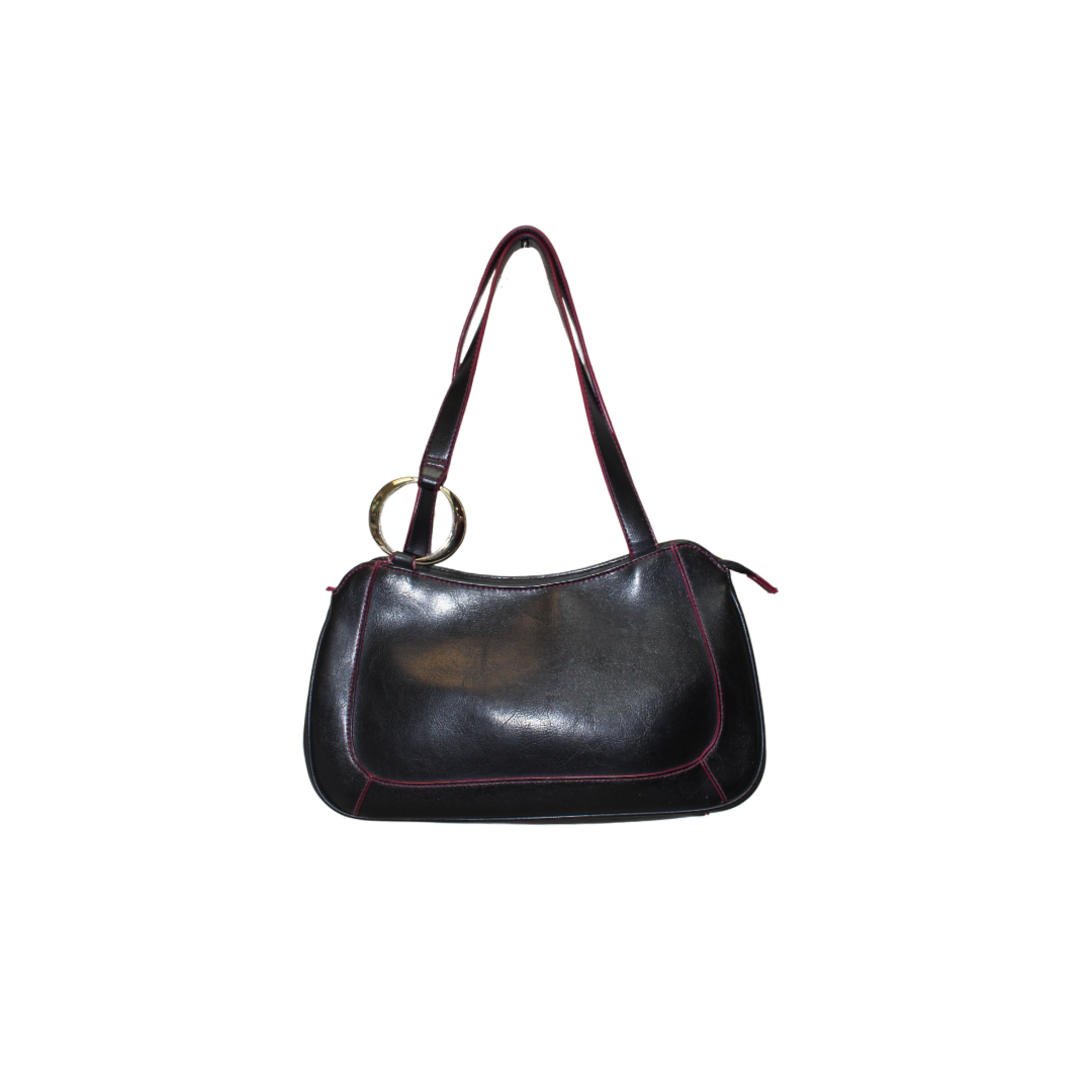 Y2K Leather Shoulder Bag