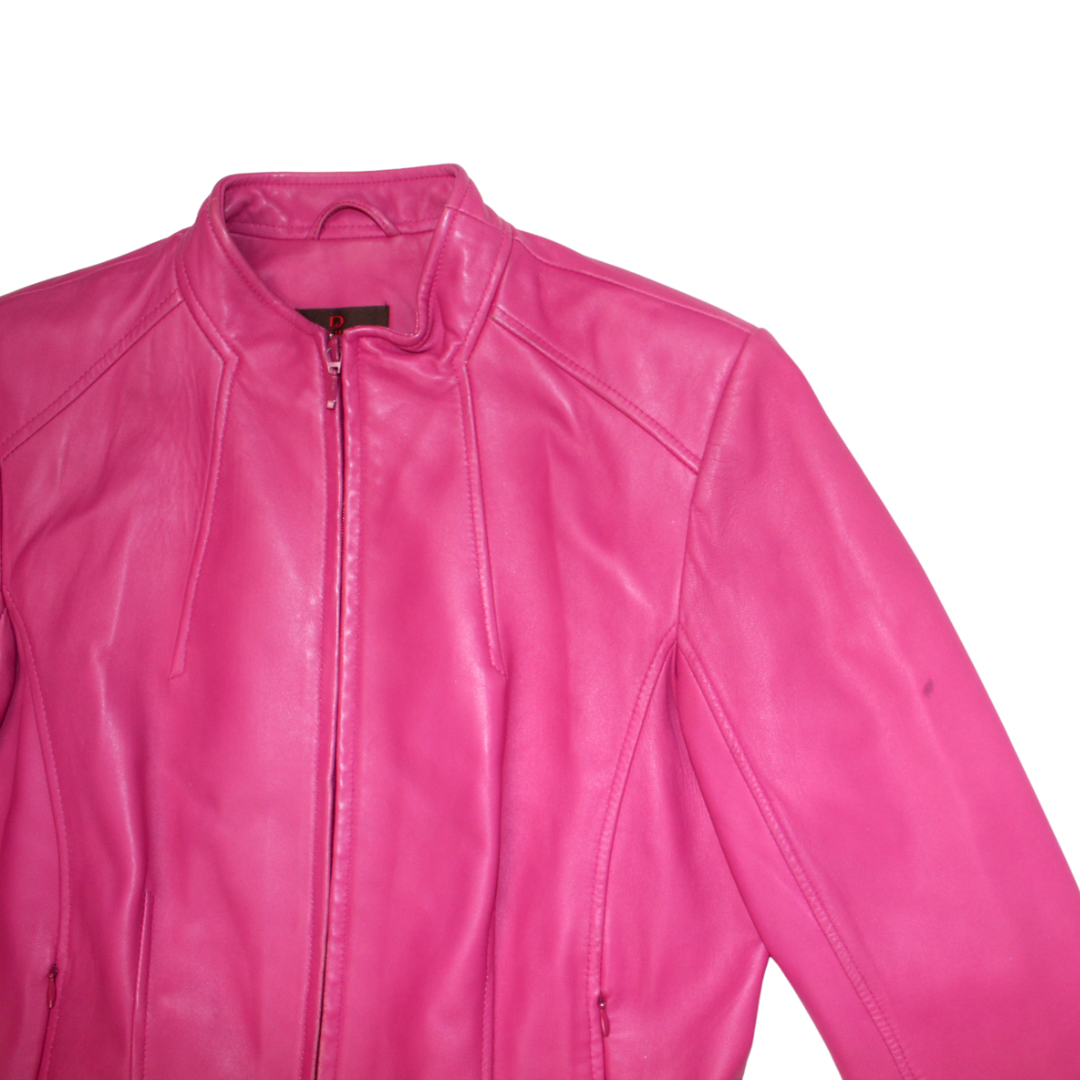 Danier Fitted Leather Jacket - S