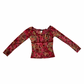 Vintage Paisley long sleeve top - S