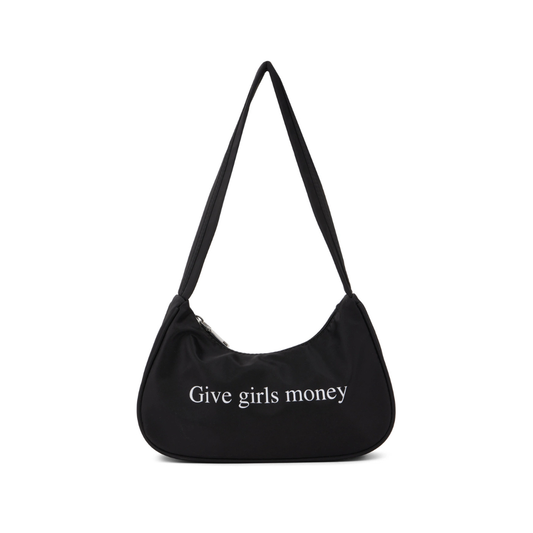 Praying 'Give Girls Money' Mini Shoulder Bag