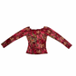 Vintage Paisley long sleeve top - S