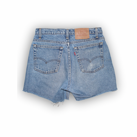 Levis high-waisted cut off denim shorts - 27