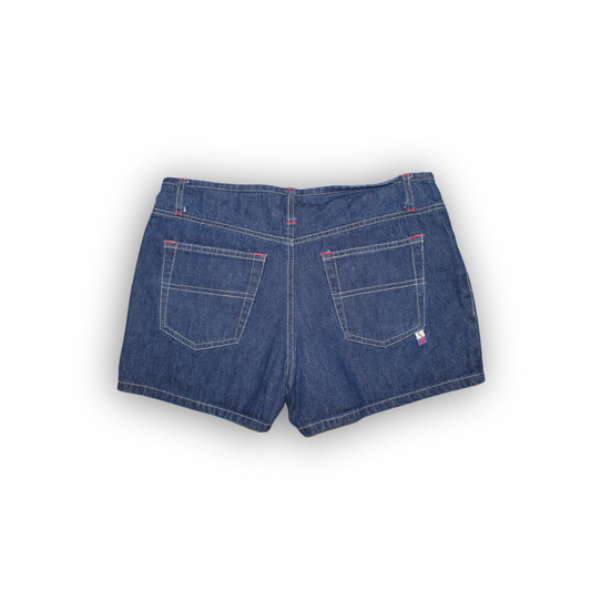 Vintage Button-Fly Denim Shorts - 7