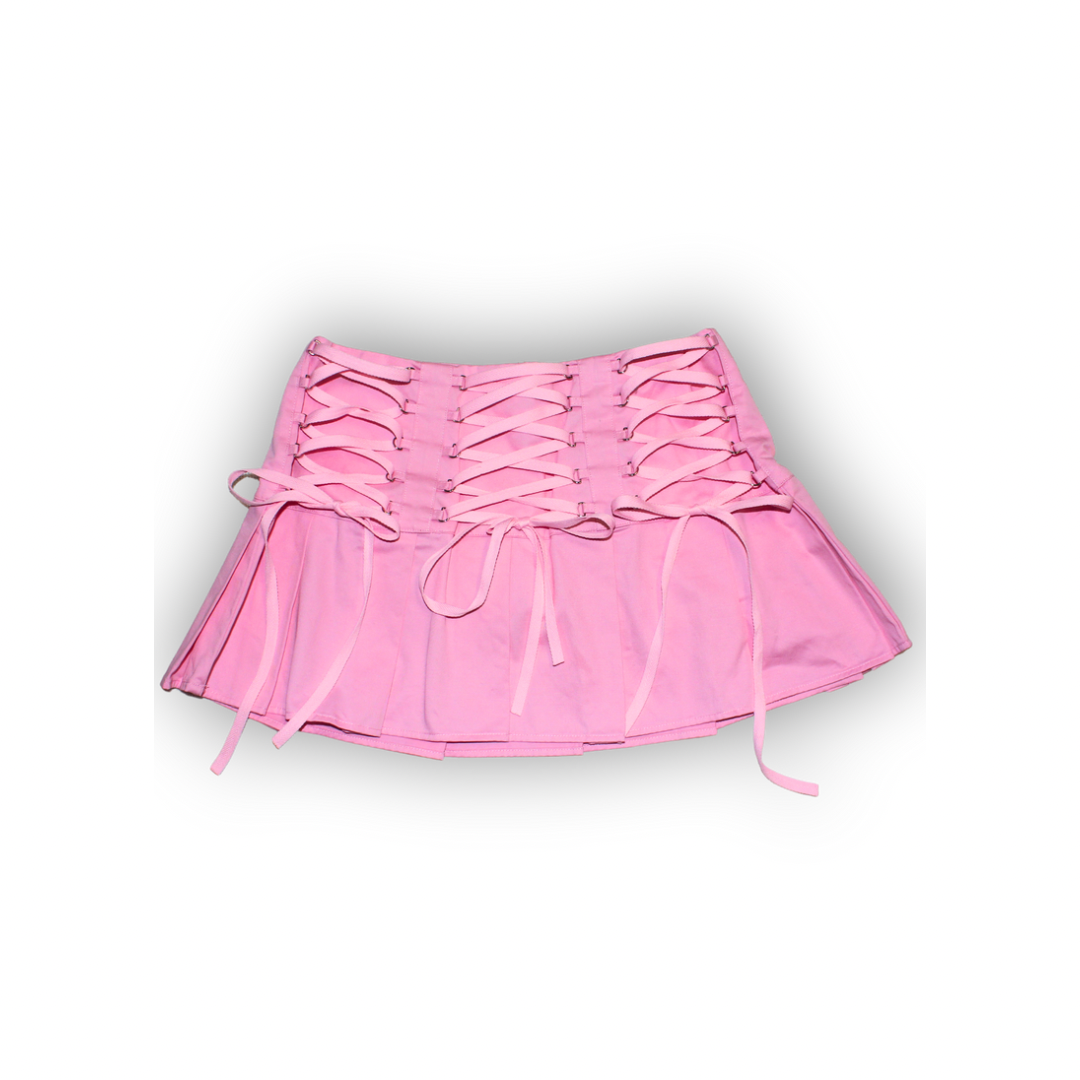 Y2K Pleated Skirt - L